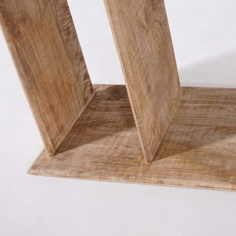 Bout de canapé en bois massif - Luno