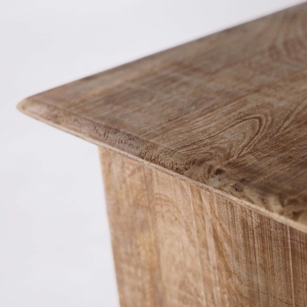 Bout de canapé en bois massif - Luno