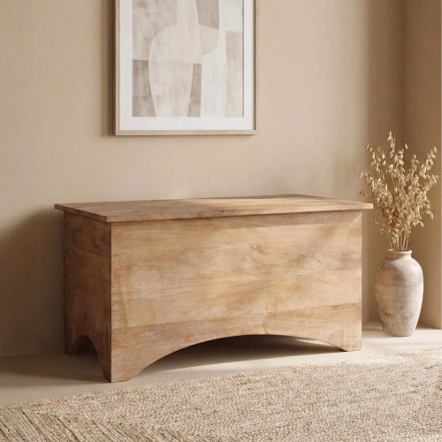 Coffre de rangement en bois massif - Milo