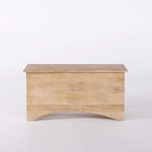 Coffre de rangement en bois massif - Milo