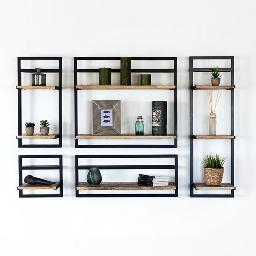 Lot de 5 étagères murales - Selfsh