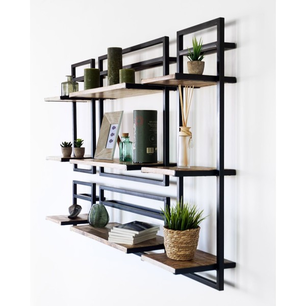 Lot de 5 étagères murales - Selfsh