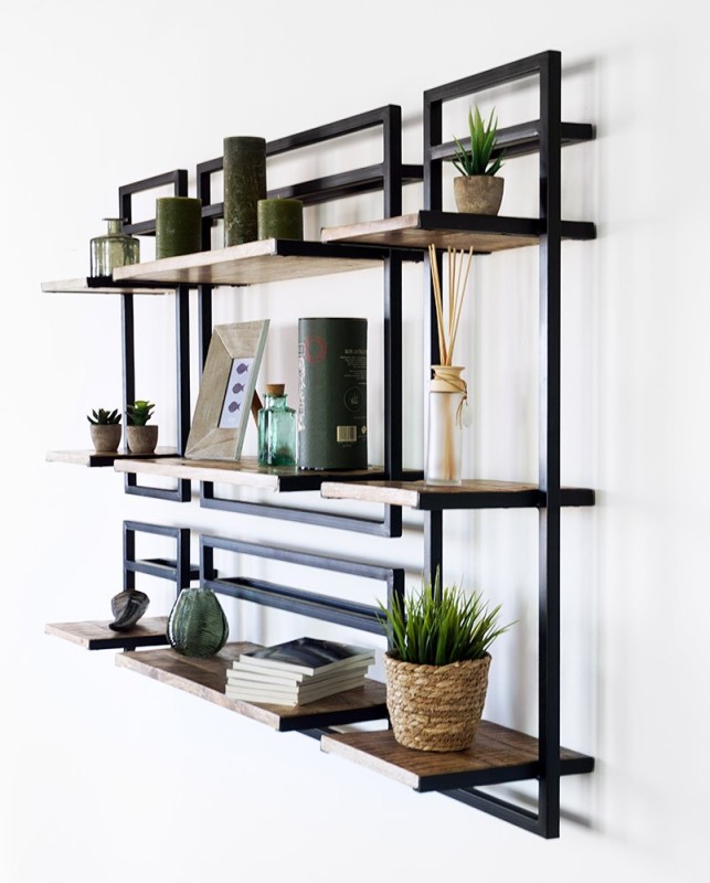 Lot de 5 étagères murales - Selfsh