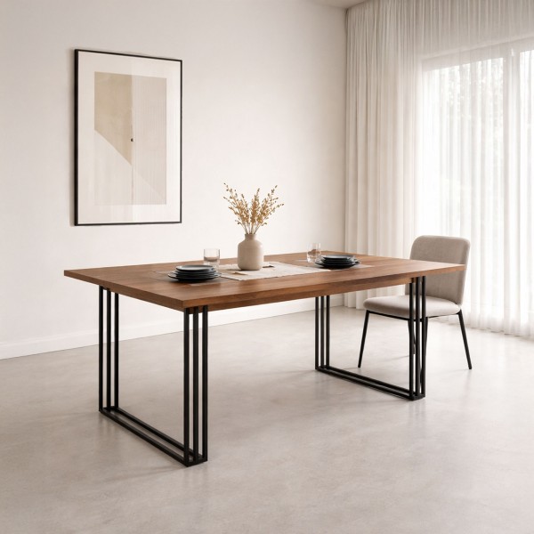 Table en bois massif - Queens