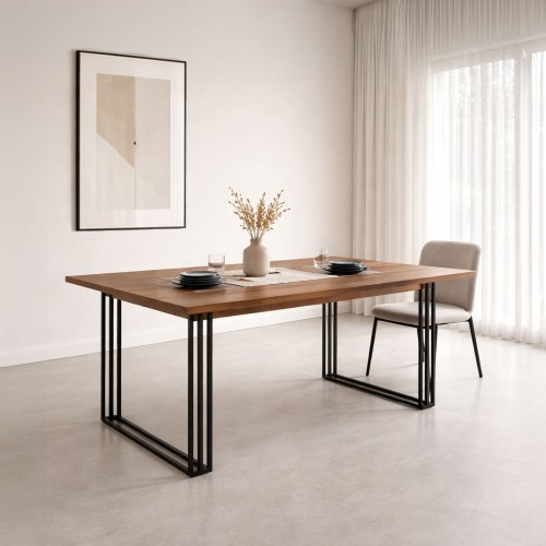 Table en bois massif - Queens