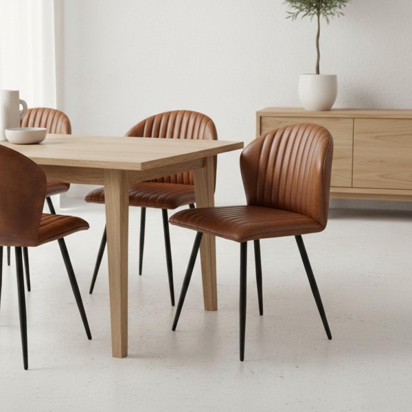 Chaise en cuir - Madison