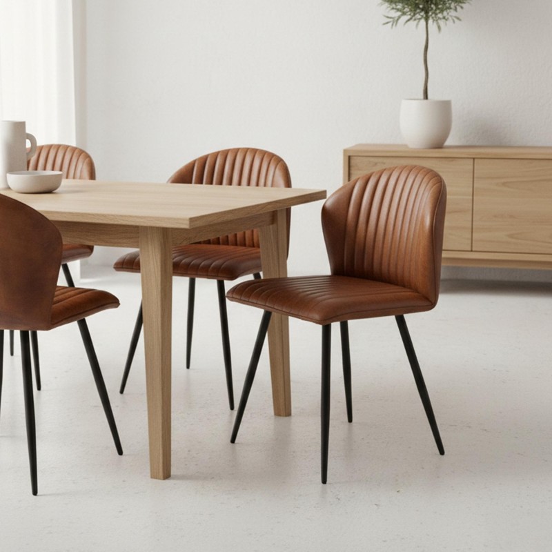 Chaise en cuir - Madison