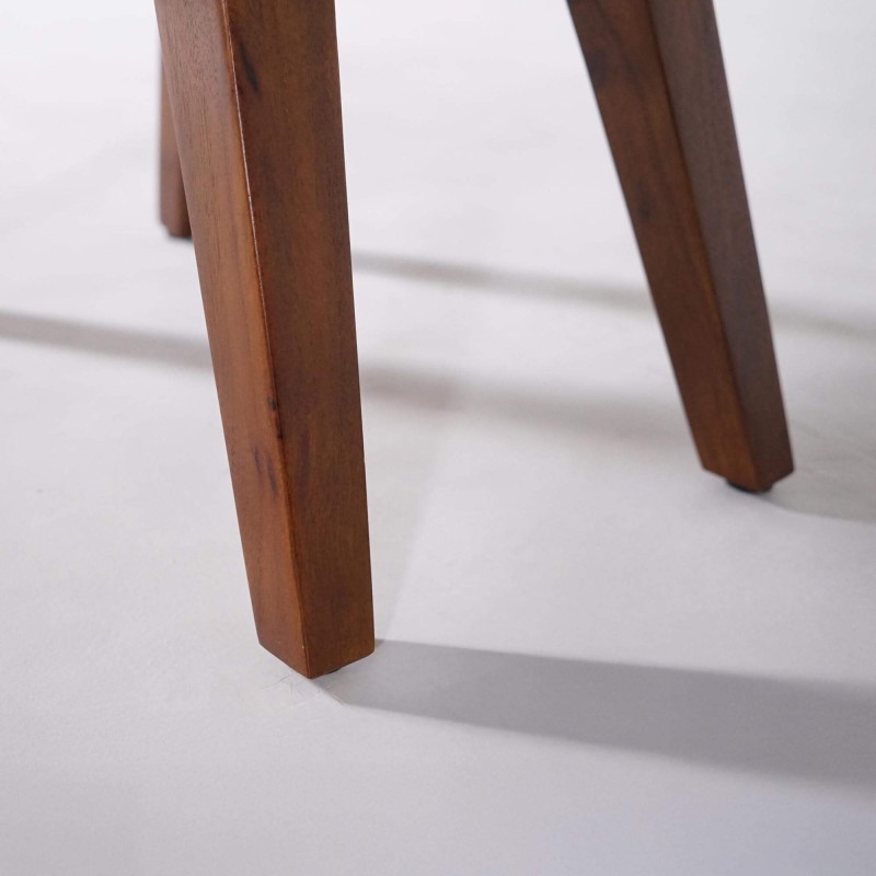 Tabouret d'appoint en cuir - Plaza