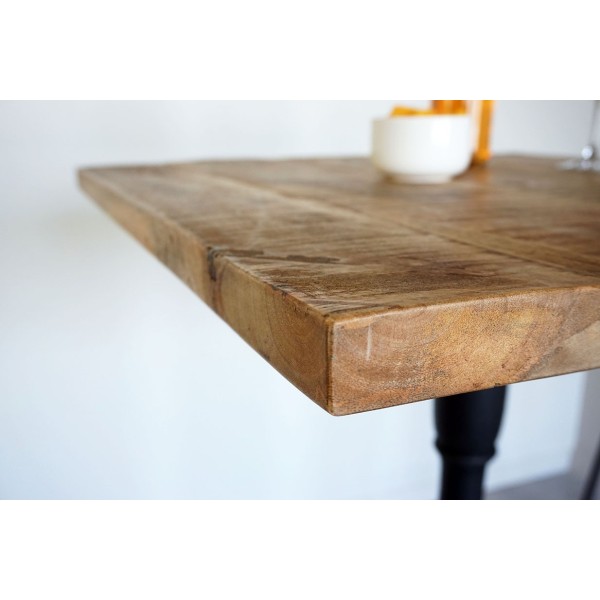 Table restaurant haute bistrot carrée 70 cm