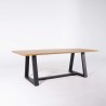 Table en bois massif de manguier 220 cm - Aurea