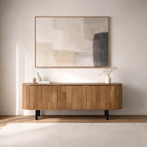 Meuble TV en bois massif - Uma