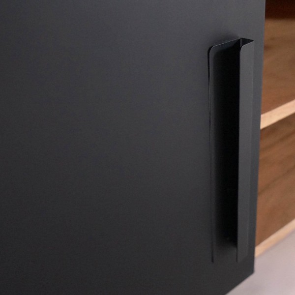 Meuble TV en bois et métal 220 cm - Liverpool