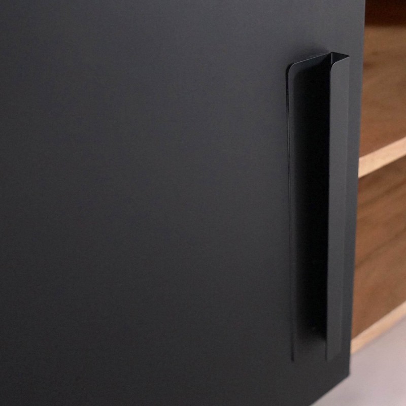 Meuble TV en bois et métal 220 cm - Liverpool