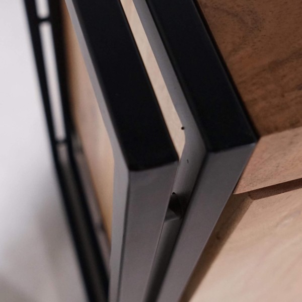 Buffet bois massif industriel 100 cm - Liverpool