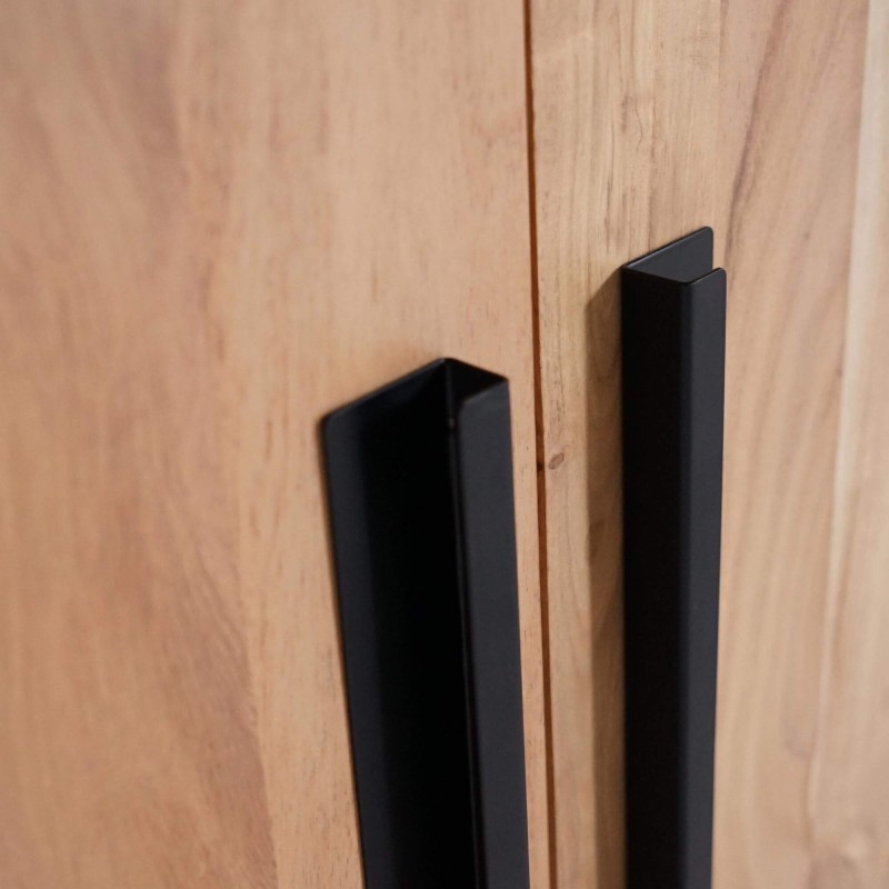 Bahut en bois massif style industriel - Liverpool