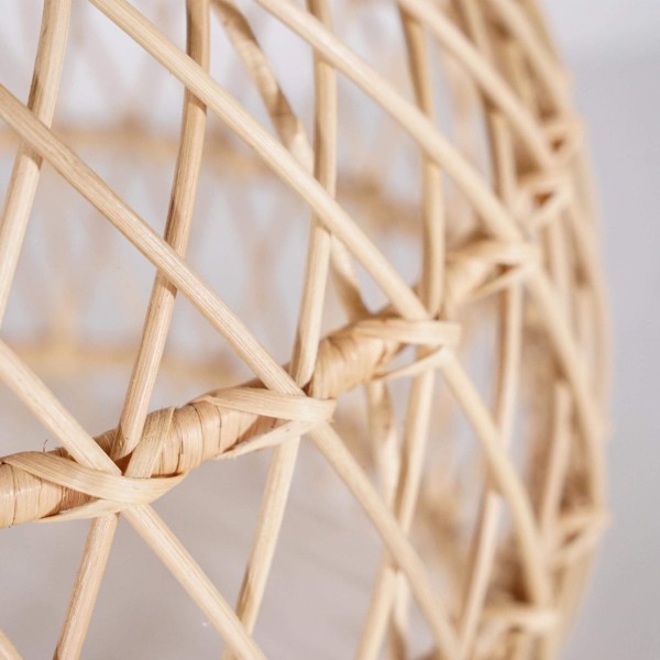 Lampe suspendue en rotin naturel - Sofia