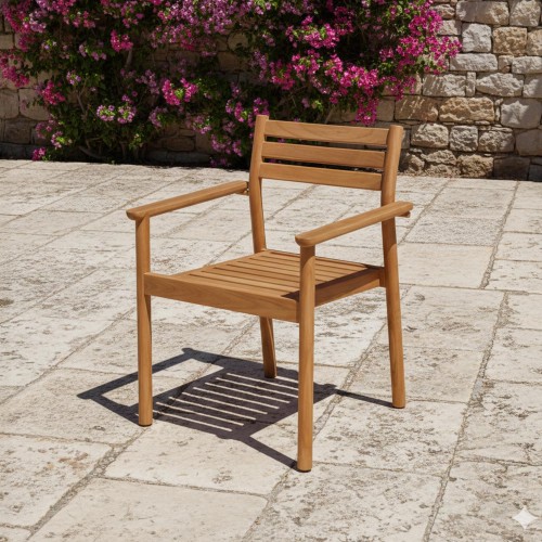Chaise de jardin en bois de teck - Sento