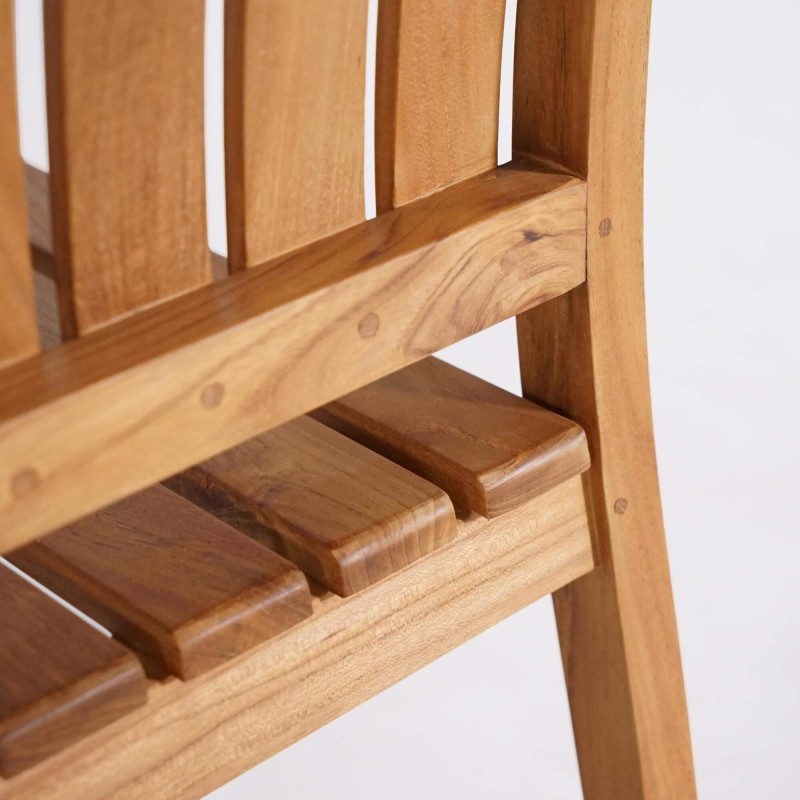 Chaise de jardin en bois de teck - Juno