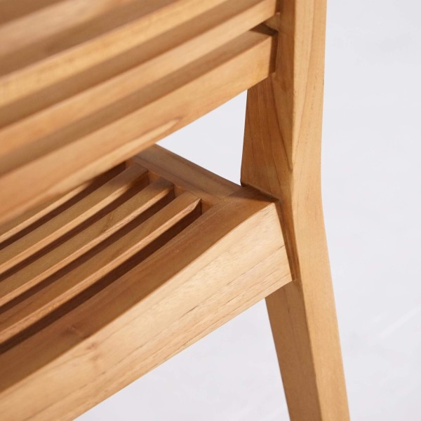 Chaise de jardin en bois de teck - Kaito