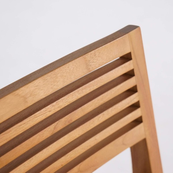 Chaise de jardin en bois de teck - Kaito