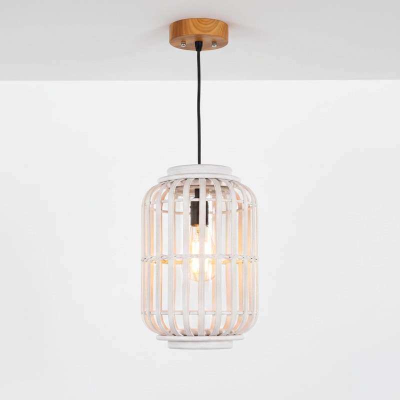 Lampe suspendue en rotin naturel - Tuka