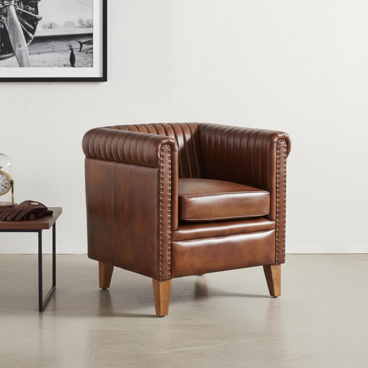 Fauteuil en cuir - Havana