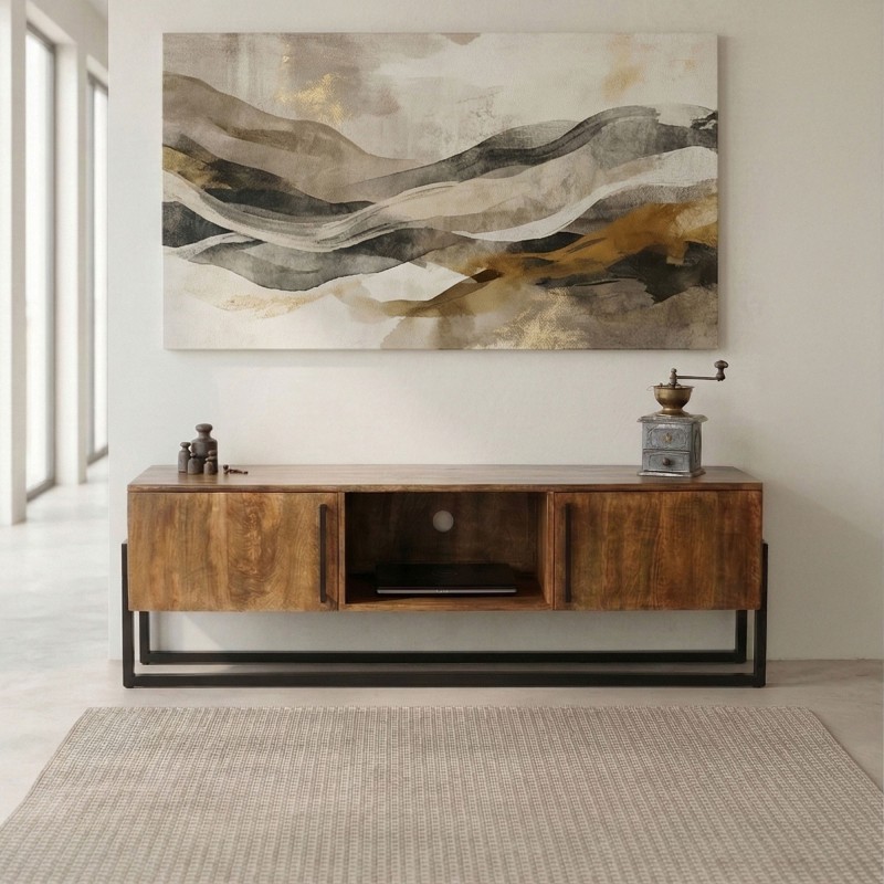 Meuble télé industriel 160 cm - Denver