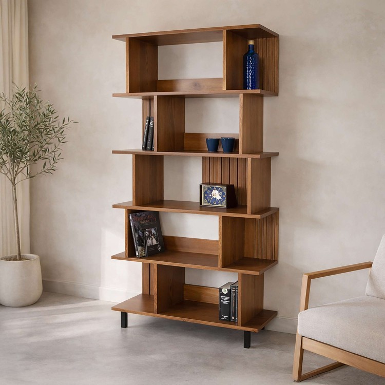 Bibliothèque en bois massif 90 cm