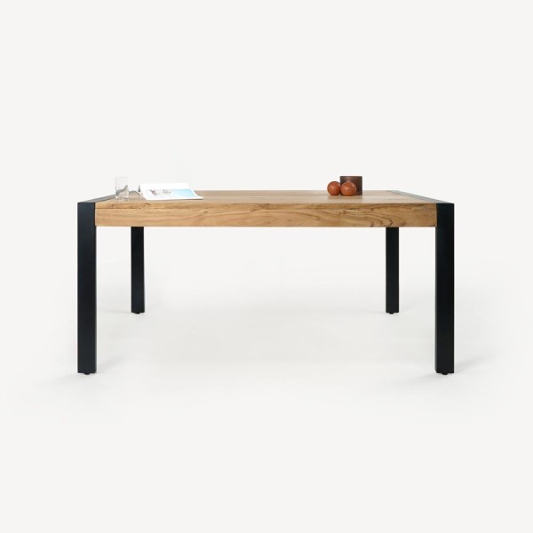 Table à manger bois massif et métal - Liverpool