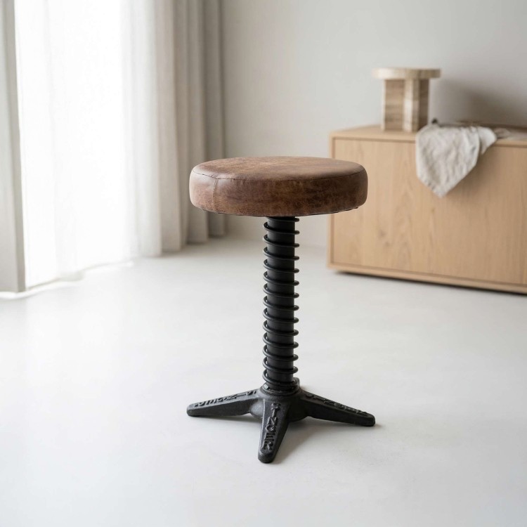 Tabouret industriel ressort