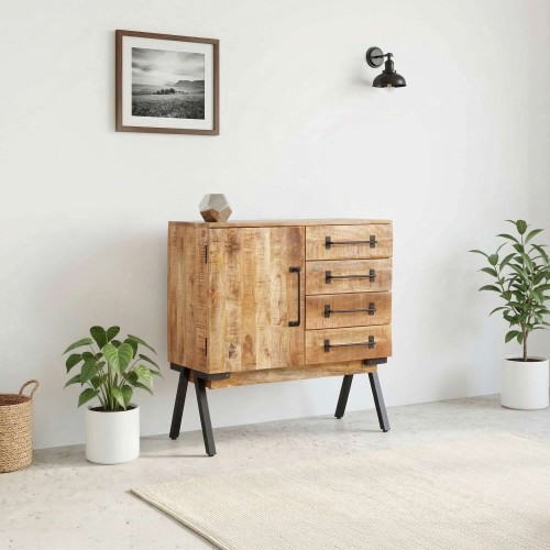 Petit buffet en bois massif - Retro Archi