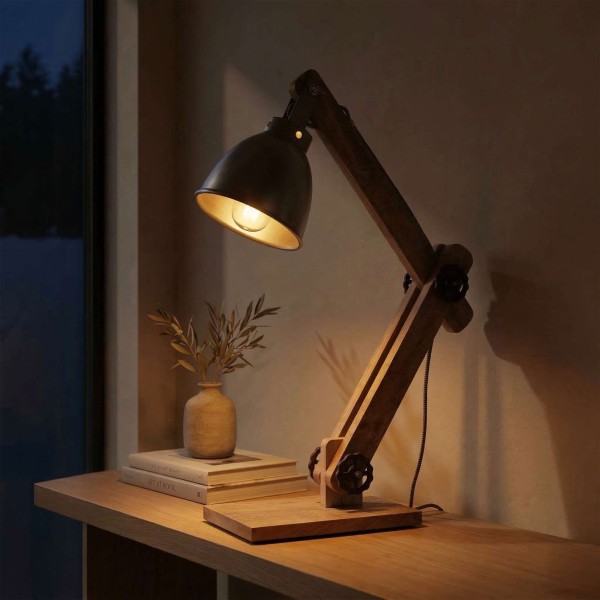Lampe à poser industrielle scandinave - Genius