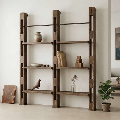 Grande étagère murale industrielle