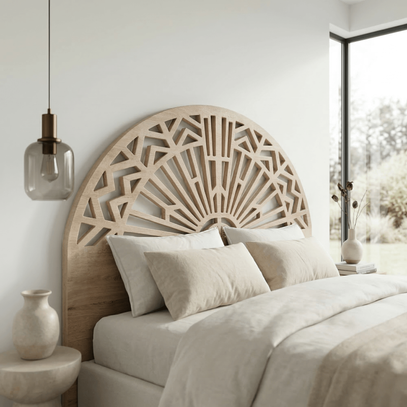 Tête de lit en bois massif 160 cm - Calista