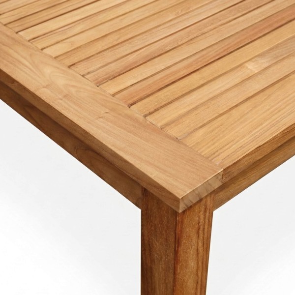 Table de jardin en bois de teck 4 personnes - Taro