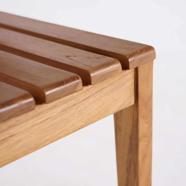 Ensemble table et chaises de jardin en bois de teck 6 personnes