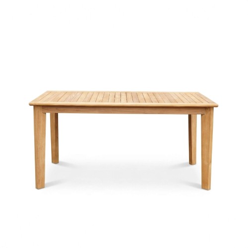 Table de jardin en bois de teck 4 personnes - Nobu