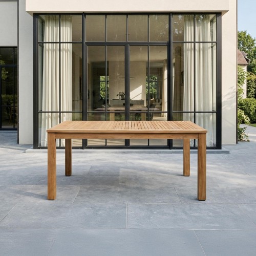 Table de jardin en bois de teck 4 personnes - Taro