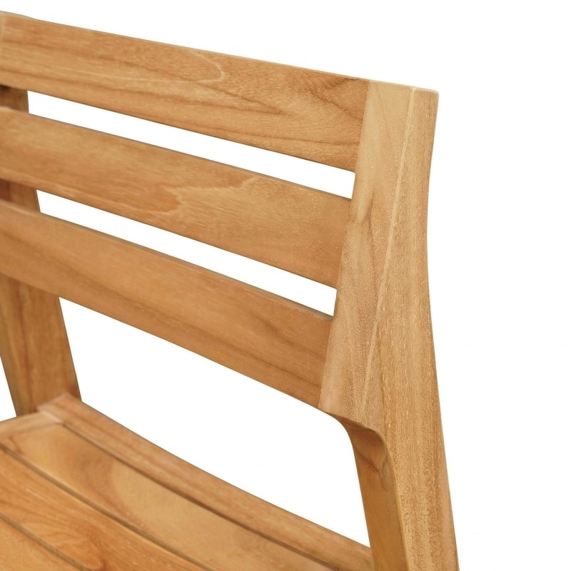 Chaise de jardin pour extérieur en bois de teck - Roku
