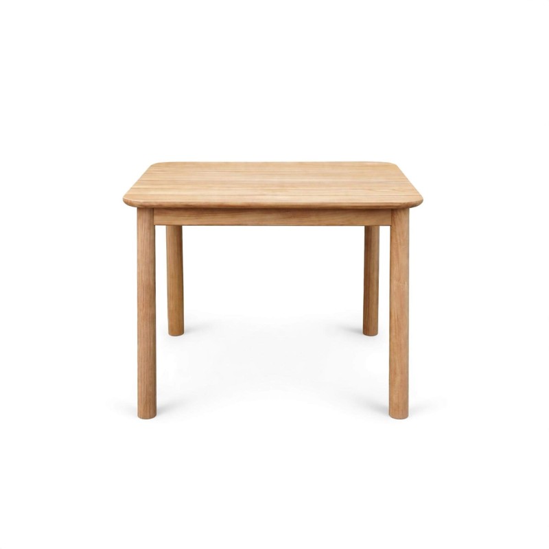 Table de jardin carrée en bois de teck 4 personnes - Sento