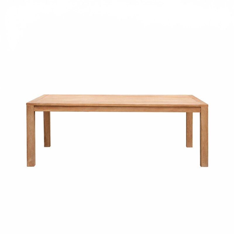 Table de jardin pour extérieur en bois de teck - Sano