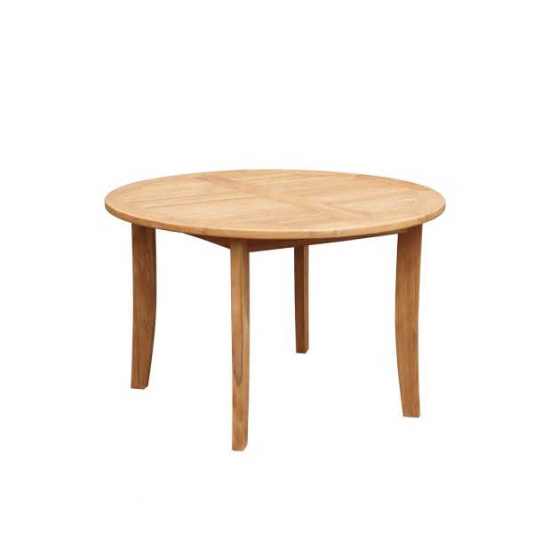 Table de jardin ronde en bois de teck 4 personnes - Hiro