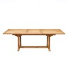 Table de jardin extensible en bois de teck - Kiro