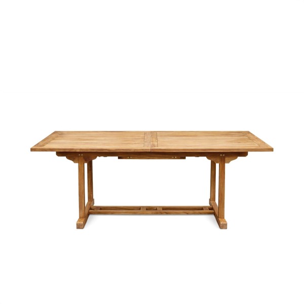Table de jardin extensible en bois de teck - Kiro