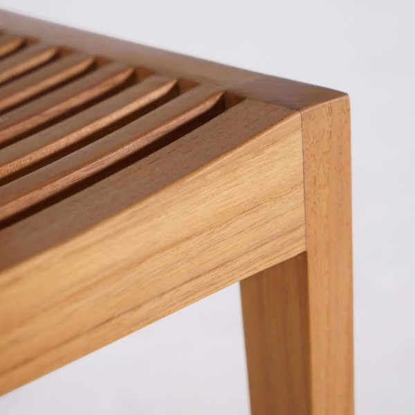 Ensemble table et chaises de jardin en bois de teck 6 personnes