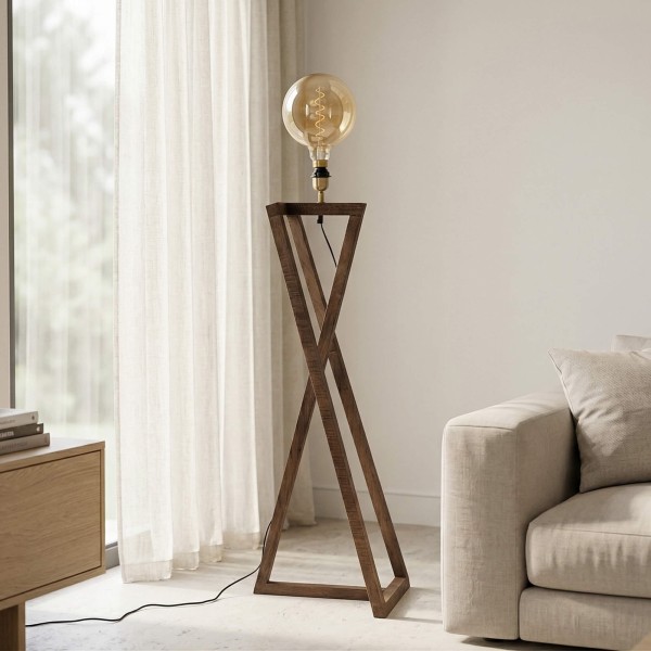 Lampe sur pied en bois naturel - Kyoto