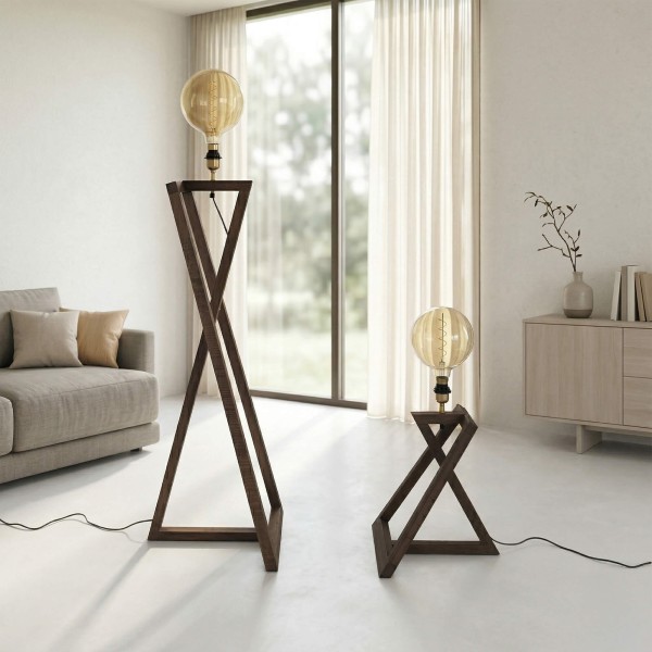 Lampe sur pied en bois naturel - Kyoto