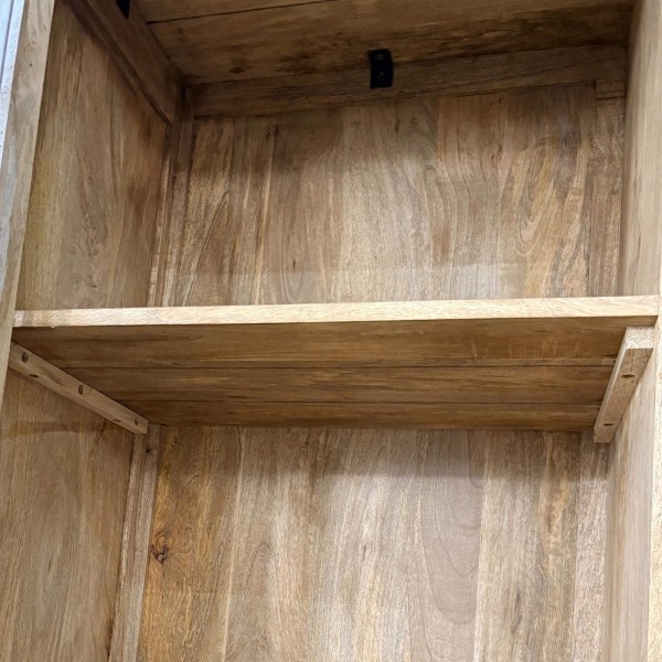 Buffet vaisselier en bois blanchi 180 cm - Sea side