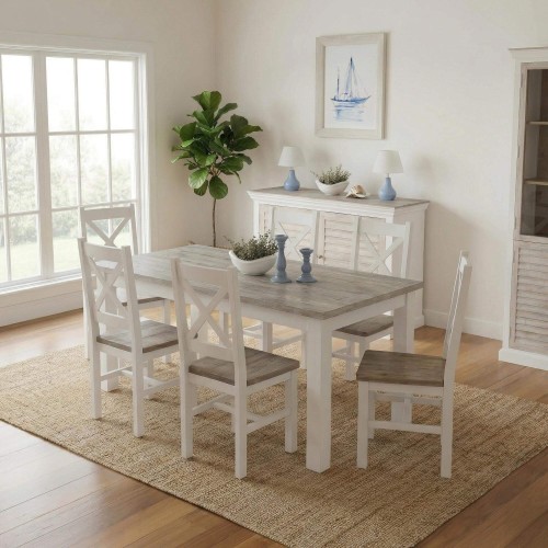 Table à manger blanche en...