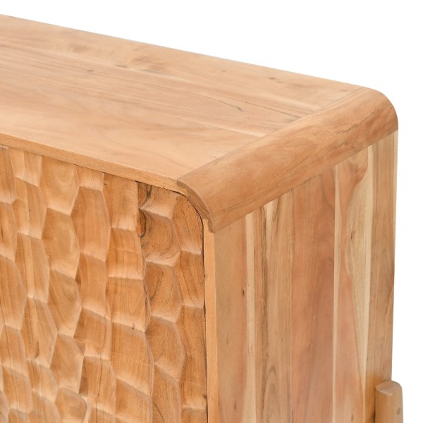 Bahut en bois massif d'acacia moderne - Naoki